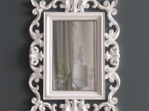 mirror in classic style 3d print model 3D मॉडल