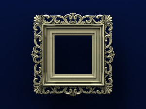 mirror in classic style 3D Model