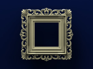 mirror in classic style Modelo 3D