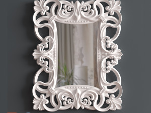 mirror in classic style 3D मॉडल