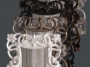 mirror in classic style 3D Model