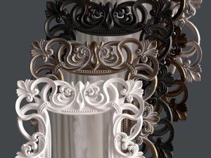 mirror in classic style 3D Model