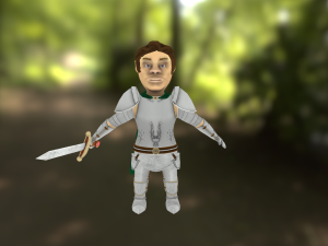 small knight Model 3D