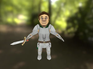 small knight 3D Model