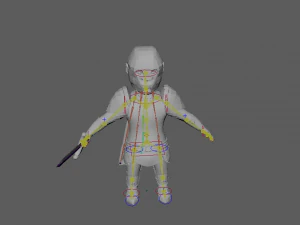 small knight 3D Model