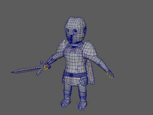 small knight 3D Model