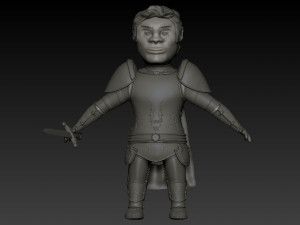 small knight Model 3D