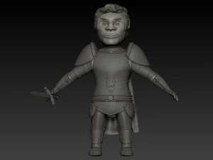 small knight 3D Model