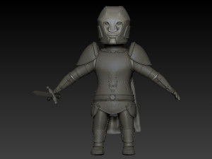 small knight Model 3D