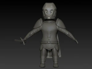 small knight 3D Model