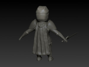 small knight Model 3D