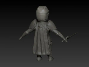 small knight 3D Model