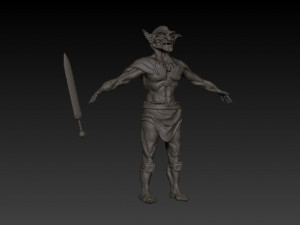 goblin warrior Modelo 3D