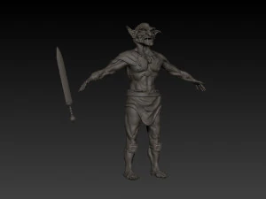 goblin warrior 3D Model