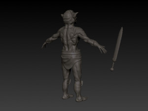 goblin warrior Modelo 3D