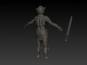 goblin warrior 3D Model