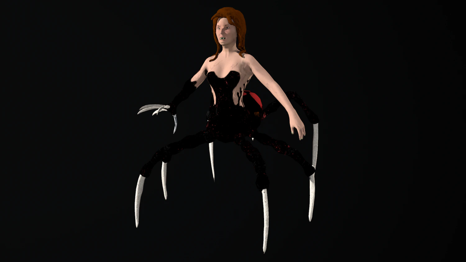 the spider queen 3D Model .c4d .max .obj .3ds .fbx .stl .blend