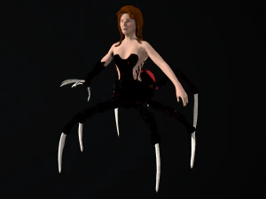 거미 여왕 3D 모델