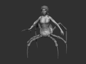 the spider queen 3D Model