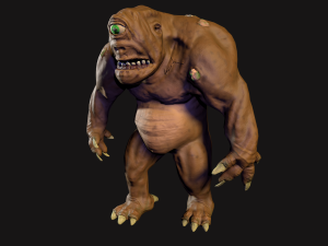 the cyclops low poly 3D Model