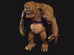 the cyclops low poly 3D Model