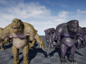 the cyclops low poly 3D Model