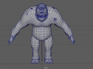 the cyclops low poly 3D Model