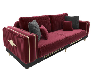 sofa velvet Modelo 3D