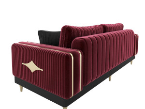 sofa velvet 3D 模型