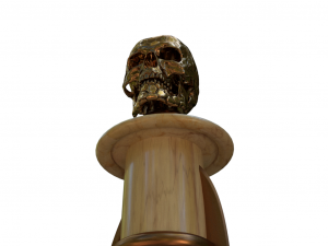 colonna marmo rame 3D Model