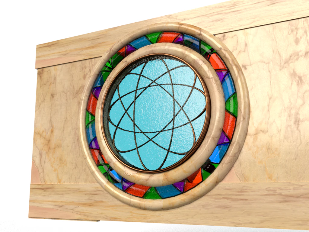 vetrata 3D Model .c4d .max .obj .3ds .fbx .stl .blend