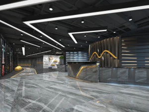 int&eacute;rieur de salle de sport Modèle 3D