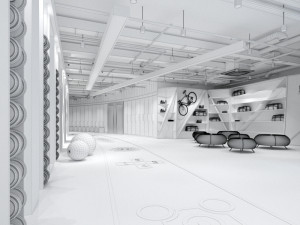 gym interior 3D Модель