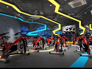 gym interior 3D Модель