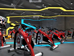 інтер'єр спортзалу 3D Модель