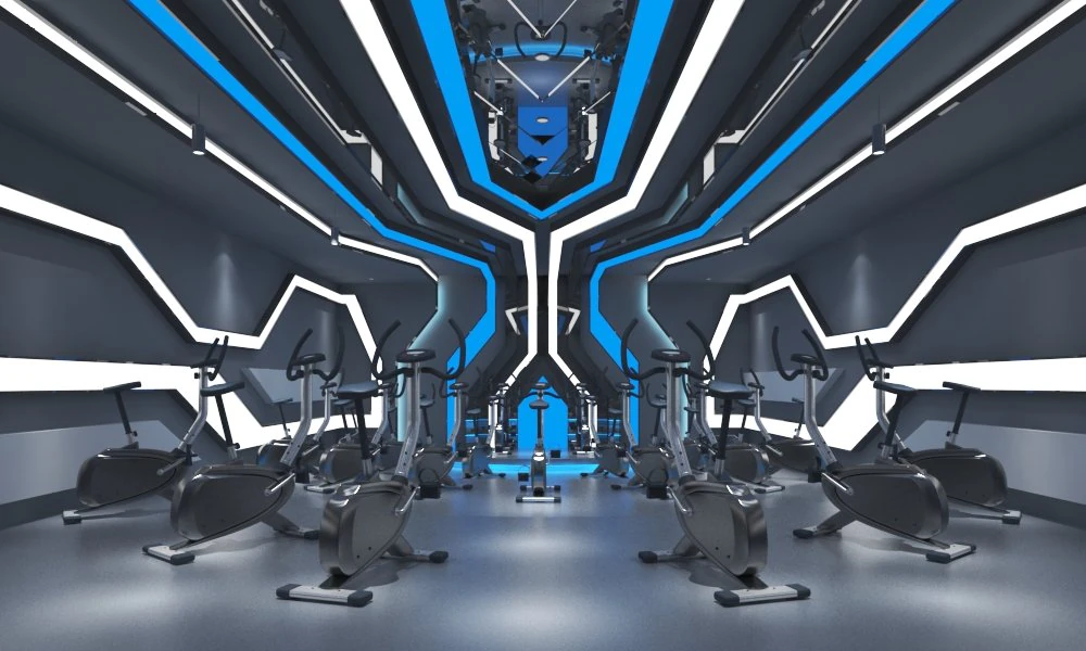 gym interior 3D Model .c4d .max .obj .3ds .fbx .stl .blend