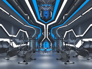 gym interior 3D Модель