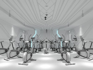 gym interior 3D Модель