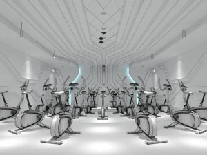 gym interior 3D Model