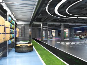 gym interior 3D Model