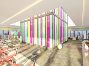 інтер'єр спортзалу 3D Модель