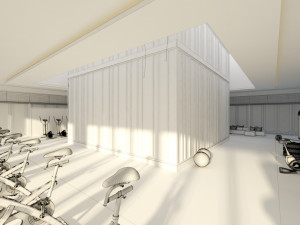 gym interior 3Dモデル