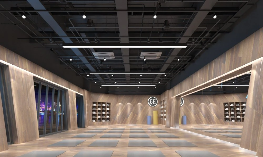gym interior 3D Model .c4d .max .obj .3ds .fbx .stl .blend 