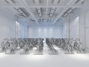 gym interior 3D Model