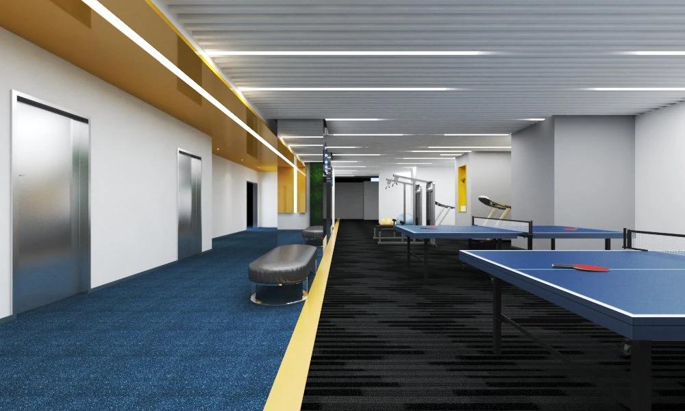 gym interior 3D Model .c4d .max .obj .3ds .fbx .stl .blend 