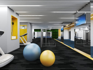 gym interior Modelo 3D