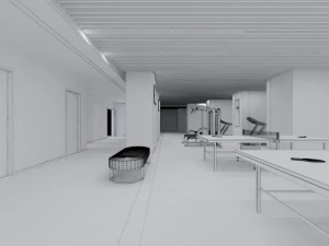 gym interior 3D Model