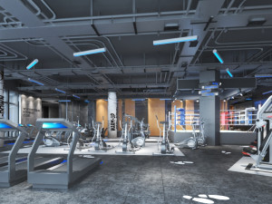 gym interior 3D Модель