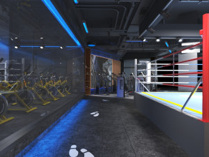 gym interior 3D Model