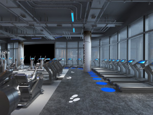 gym interior 3D Model